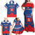 Custom Slovakia Hockey Family Matching Off Shoulder Maxi Dress and Hawaiian Shirt Go Slovak Our Boys - Wonder Print Shop