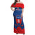 Custom Slovakia Hockey Family Matching Off Shoulder Maxi Dress and Hawaiian Shirt Go Slovak Our Boys - Wonder Print Shop