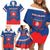 Custom Slovakia Hockey Family Matching Off Shoulder Short Dress and Hawaiian Shirt Go Slovak Our Boys - Wonder Print Shop