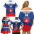 Custom Slovakia Hockey Family Matching Off Shoulder Short Dress and Hawaiian Shirt Go Slovak Our Boys - Wonder Print Shop