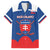 Custom Slovakia Hockey Family Matching Off Shoulder Short Dress and Hawaiian Shirt Go Slovak Our Boys - Wonder Print Shop