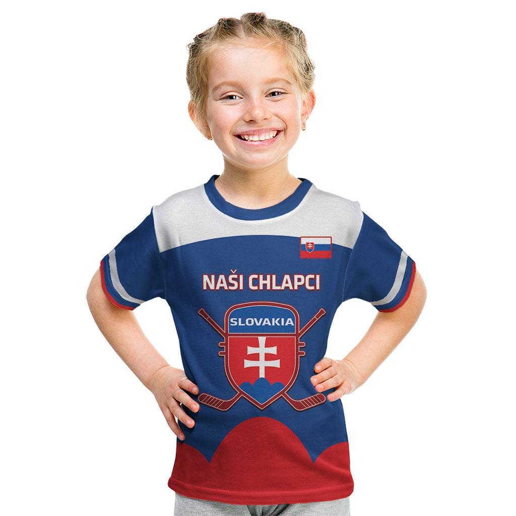 Custom Slovakia Hockey Kid T Shirt Go Slovak Our Boys - Wonder Print Shop