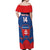 Custom Slovakia Hockey Off Shoulder Maxi Dress Go Slovak Our Boys - Wonder Print Shop