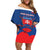 Custom Slovakia Hockey Off Shoulder Short Dress Go Slovak Our Boys - Wonder Print Shop