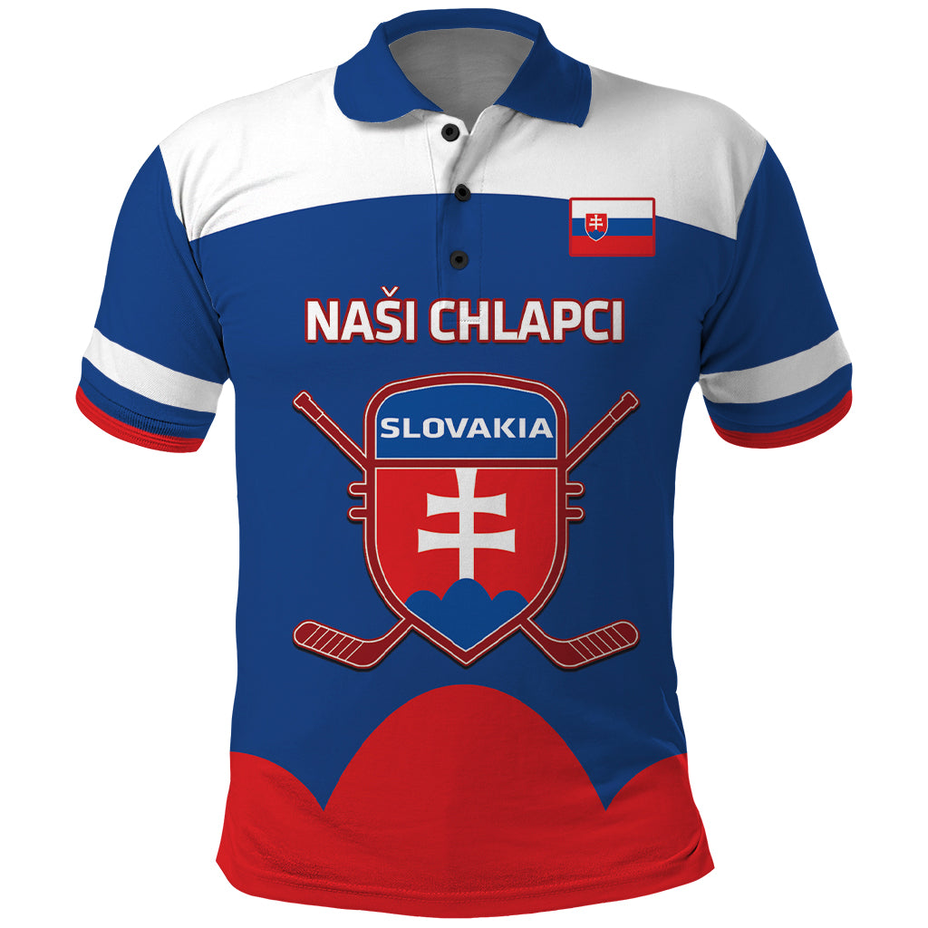 Custom Slovakia Hockey Polo Shirt Go Slovak Our Boys - Wonder Print Shop