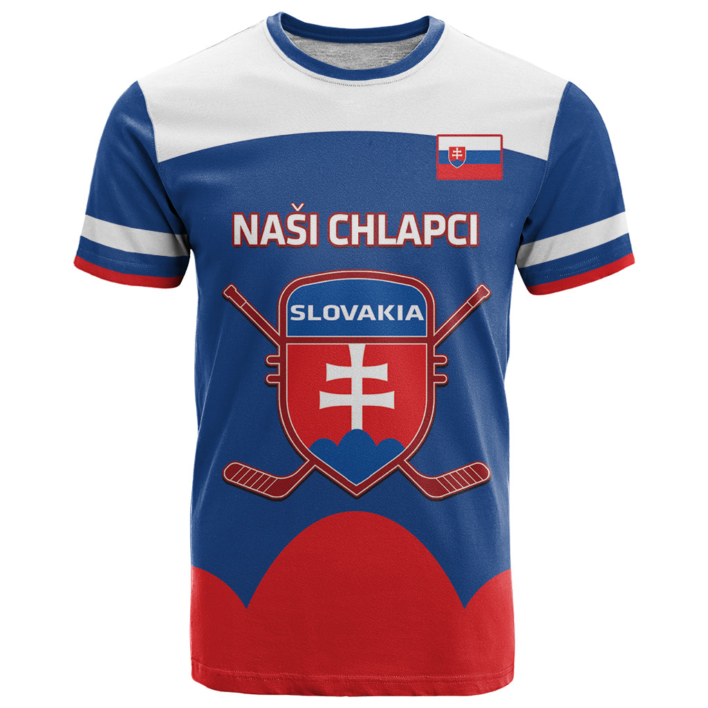 Custom Slovakia Hockey T Shirt Go Slovak Our Boys - Wonder Print Shop