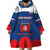 Custom Slovakia Hockey Wearable Blanket Hoodie Go Slovak Our Boys - Wonder Print Shop