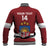 Custom Latvia Hockey Baseball Jacket 2024 Go Latvija - Wonder Print Shop