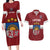 Custom Latvia Hockey Couples Matching Long Sleeve Bodycon Dress and Hawaiian Shirt 2024 Go Latvija - Wonder Print Shop