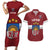 Custom Latvia Hockey Couples Matching Short Sleeve Bodycon Dress and Hawaiian Shirt 2024 Go Latvija - Wonder Print Shop