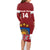 Custom Latvia Hockey Family Matching Long Sleeve Bodycon Dress and Hawaiian Shirt 2024 Go Latvija - Wonder Print Shop