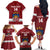 Custom Latvia Hockey Family Matching Off The Shoulder Long Sleeve Dress and Hawaiian Shirt 2024 Go Latvija - Wonder Print Shop