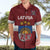 Custom Latvia Hockey Hawaiian Shirt 2024 Go Latvija - Wonder Print Shop