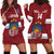 Custom Latvia Hockey Hoodie Dress 2024 Go Latvija - Wonder Print Shop