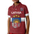 Custom Latvia Hockey Kid Polo Shirt 2024 Go Latvija - Wonder Print Shop