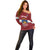 Custom Latvia Hockey Off Shoulder Sweater 2024 Go Latvija - Wonder Print Shop