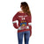 Custom Latvia Hockey Off Shoulder Sweater 2024 Go Latvija - Wonder Print Shop