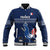 Custom France Hockey Baseball Jacket Francaise Gallic Rooster - Wonder Print Shop