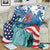 United States 4th Of July Blanket USA Statue of Liberty Proud