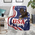 United States Independence Day Blanket USA Bald Eagle Happy 4th Of July