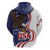 United States Independence Day Hoodie USA Bald Eagle Happy 4th Of July - Wonder Print Shop