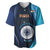 Custom India Cricket Baseball Jersey 2024 World Cup Go Men in Blue - Wonder Print Shop