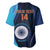 Custom India Cricket Baseball Jersey 2024 World Cup Go Men in Blue - Wonder Print Shop