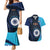 Custom India Cricket Couples Matching Mermaid Dress and Hawaiian Shirt 2024 World Cup Go Men in Blue - Wonder Print Shop