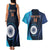 Custom India Cricket Couples Matching Tank Maxi Dress and Hawaiian Shirt 2024 World Cup Go Men in Blue - Wonder Print Shop