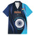 Custom India Cricket Family Matching Mermaid Dress and Hawaiian Shirt 2024 World Cup Go Men in Blue - Wonder Print Shop