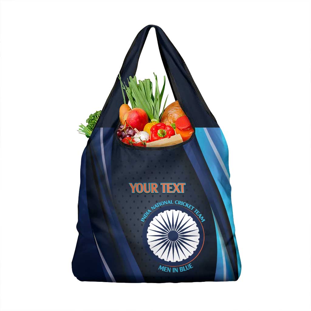 Custom India Cricket Grocery Bag World Cup Go Men in Blue