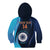 Custom India Cricket Kid Hoodie 2024 World Cup Go Men in Blue - Wonder Print Shop