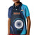 Custom India Cricket Kid Polo Shirt 2024 World Cup Go Men in Blue - Wonder Print Shop