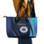 Custom India Cricket Leather Tote Bag 2024 World Cup Go Men in Blue - Wonder Print Shop