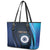 Custom India Cricket Leather Tote Bag 2024 World Cup Go Men in Blue - Wonder Print Shop