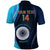 Custom India Cricket Polo Shirt 2024 World Cup Go Men in Blue - Wonder Print Shop