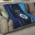 Custom India Cricket Quilt 2024 World Cup Go Men in Blue