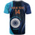 Custom India Cricket T Shirt 2024 World Cup Go Men in Blue