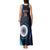 Custom India Cricket Tank Maxi Dress 2024 World Cup Go Men in Blue