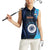 Custom India Cricket Women Sleeveless Polo Shirt 2024 World Cup Go Men in Blue - Wonder Print Shop