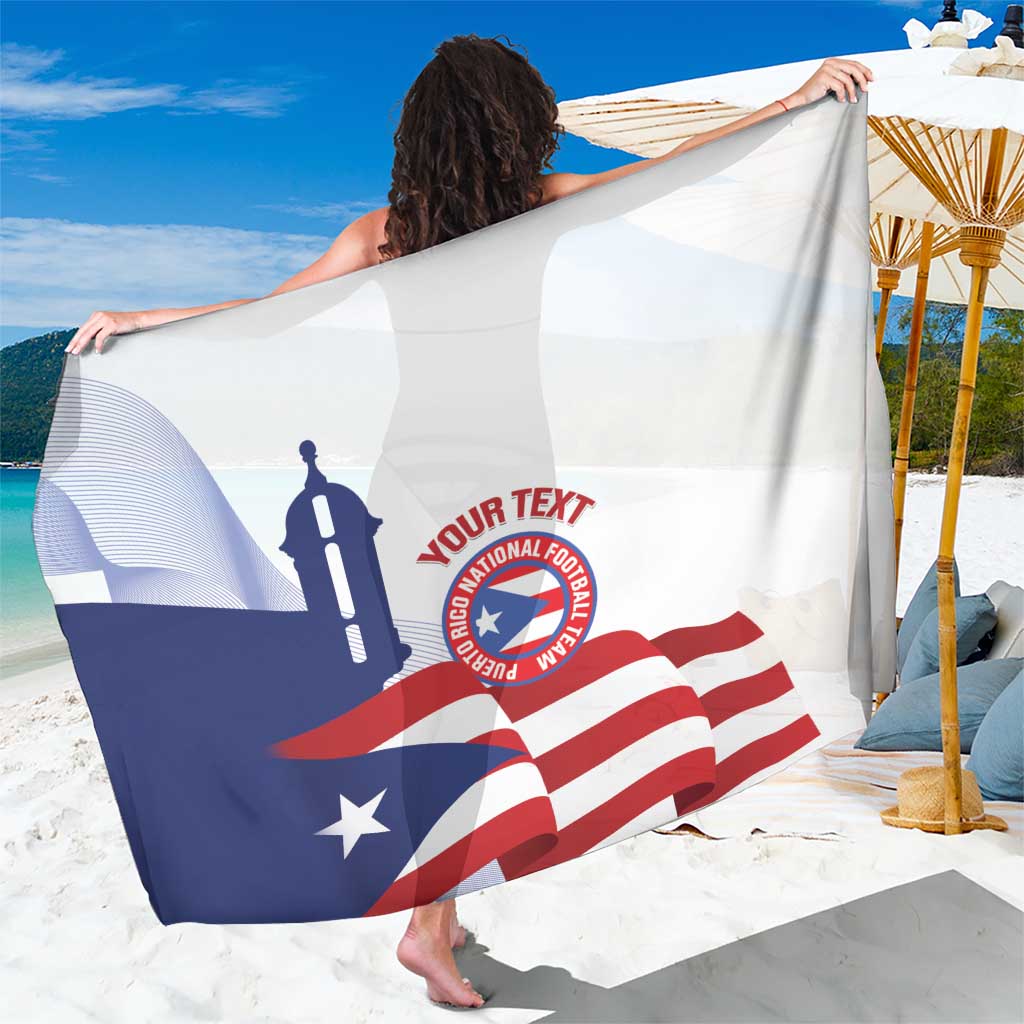 Custom Puerto Rico Football Sarong Vamos Los Boricuas
