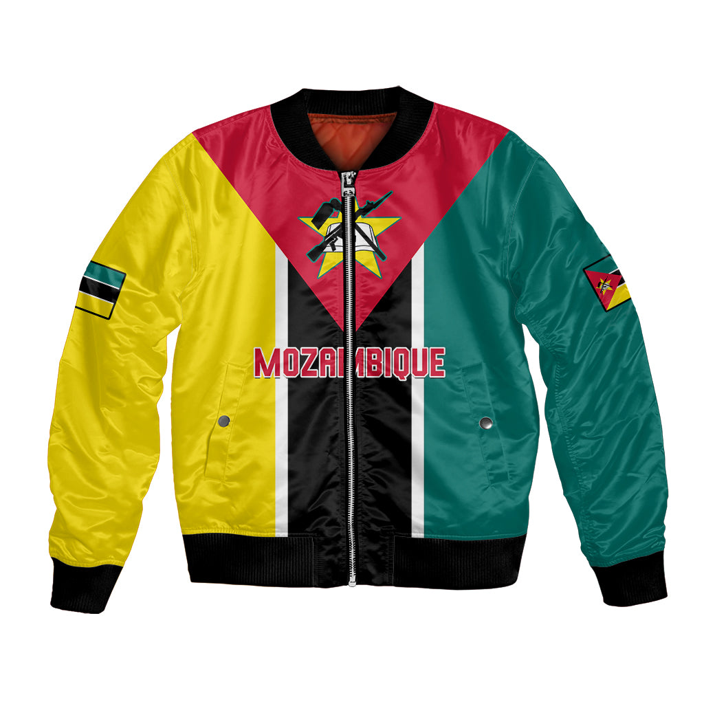 Personalised Mozambique Bomber Jacket Muzambhiki Flag Style - Wonder Print Shop