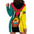 Personalised Mozambique Hoodie Dress Muzambhiki Flag Style - Wonder Print Shop