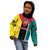 Personalised Mozambique Kid Hoodie Muzambhiki Flag Style - Wonder Print Shop