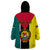 Personalised Mozambique Wearable Blanket Hoodie Muzambhiki Flag Style - Wonder Print Shop