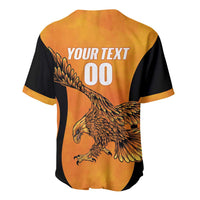Custom Hyderabad India Cricket Baseball Jersey Go Sunrisers Eagle