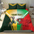 Custom South Africa And Wales Rugby Bedding Set Springboks Welsh Mascots Dynamic Version - Wonder Print Shop