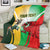 Custom South Africa And Wales Rugby Blanket Springboks Welsh Mascots Dynamic Version