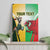 Custom South Africa And Wales Rugby Canvas Wall Art Springboks Welsh Mascots Dynamic Version - Wonder Print Shop