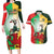 Custom South Africa And Wales Rugby Couples Matching Long Sleeve Bodycon Dress and Hawaiian Shirt Springboks Welsh Mascots Dynamic Version - Wonder Print Shop